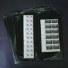 MPV Vertical Two Pocket Pages- pack of 12- black- archival polypro. Holds #10 En